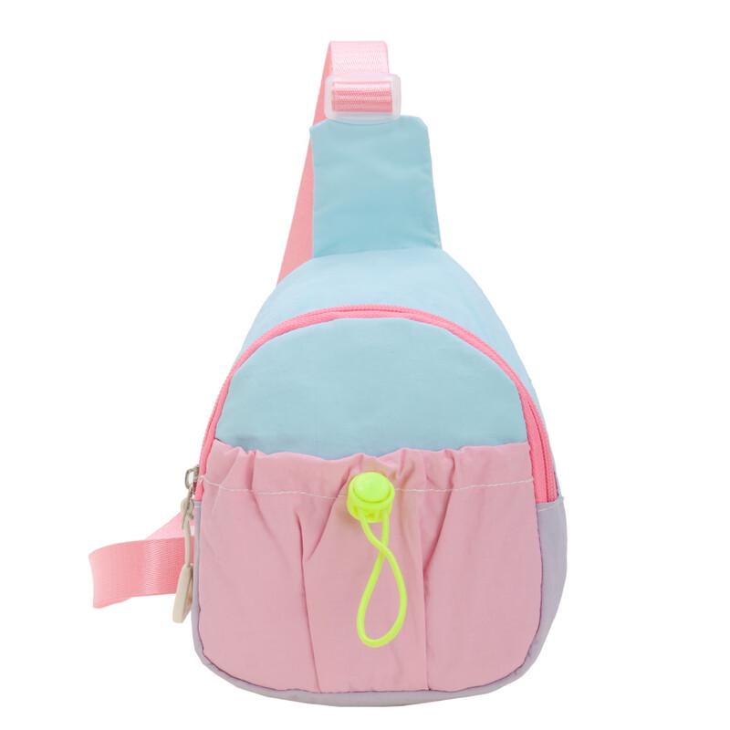 Kids Color-block Drawstring Mini Crossbody Bag Kids
