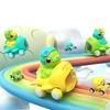 Cartoon Dinosaurier Trägheits-Spielzeugauto Niedliches Haustier Mutter-Kind Auswurf-Fahrzeug Kindergarten Großhandel