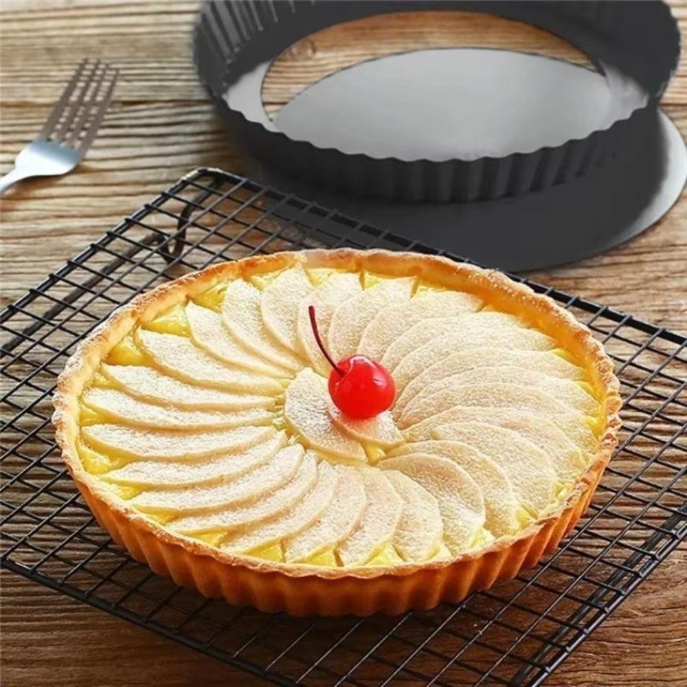 Loose Bottom Non-Stick Molds Removable Bottom Pizza Mould Cake Mould  Professional Baking