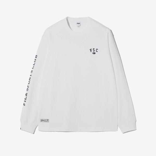 Fila Long Sleeve T shirT Graphic poinT Sleeve