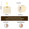 Rechargeable LED Candle Lamp with Remote Control Timer for Halloween Decoration