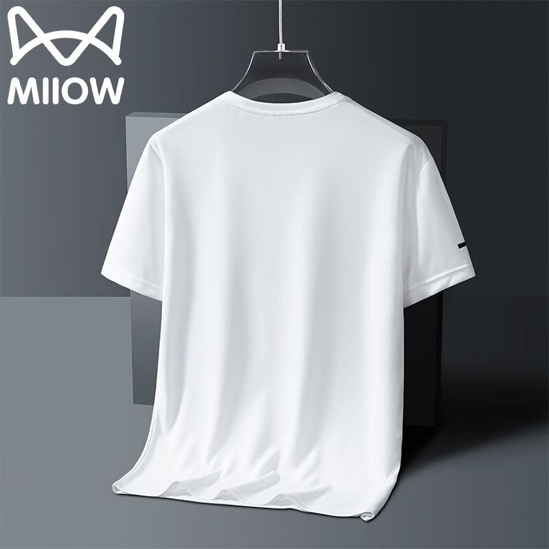 MiiOW Men's Quick-Dry Loose Fit Short Sleeve T-Shirt