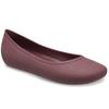 Crocs Comfortable, Lightweight, Versatile Flat Casual Shoes Brooklyn Flats Women's 'Dark Cherry'
