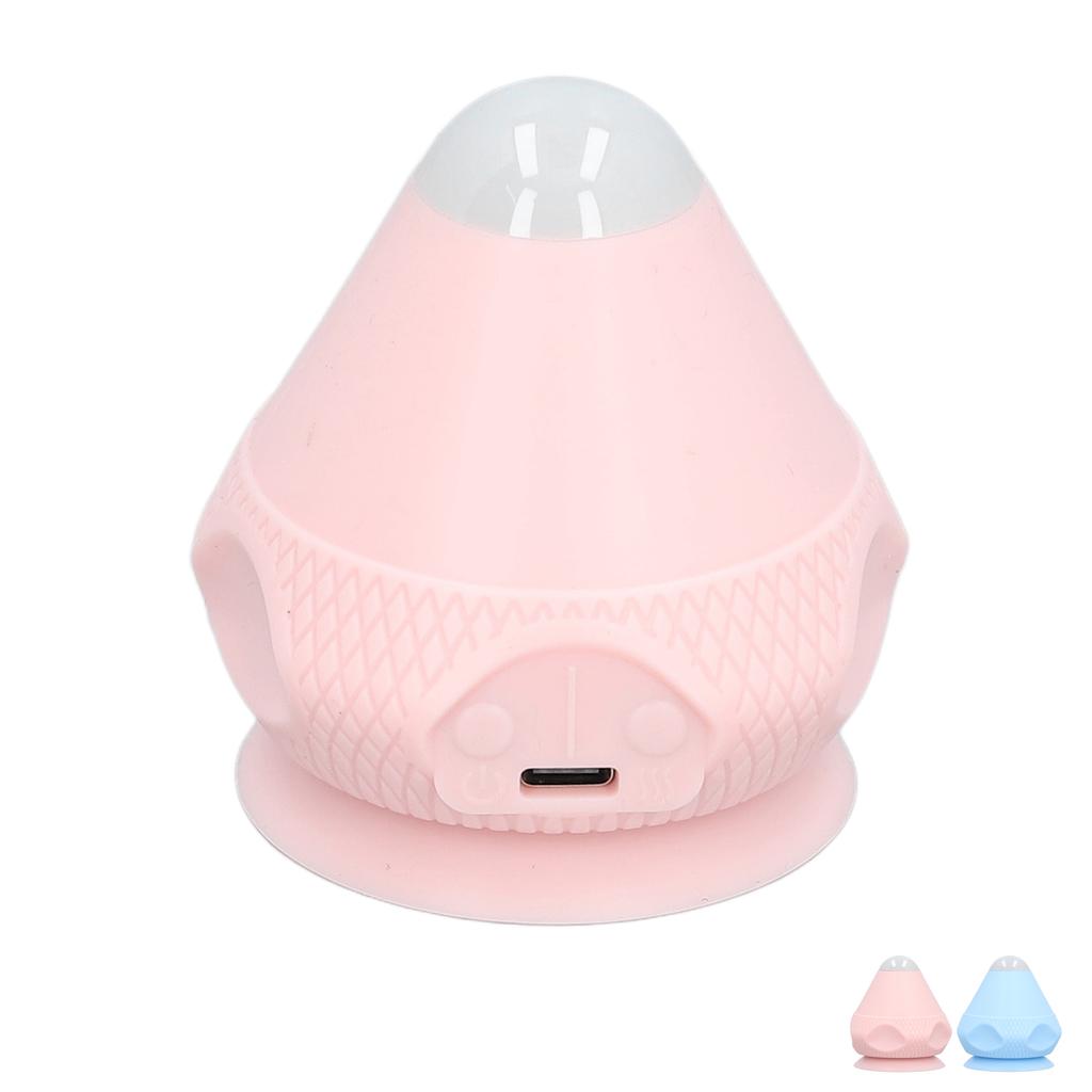 Suction Cup Massage Ball Silicone and PC Type C Rechargeable Automatic Shutdown Mountable Massage Ball for Shoulder Relaxation