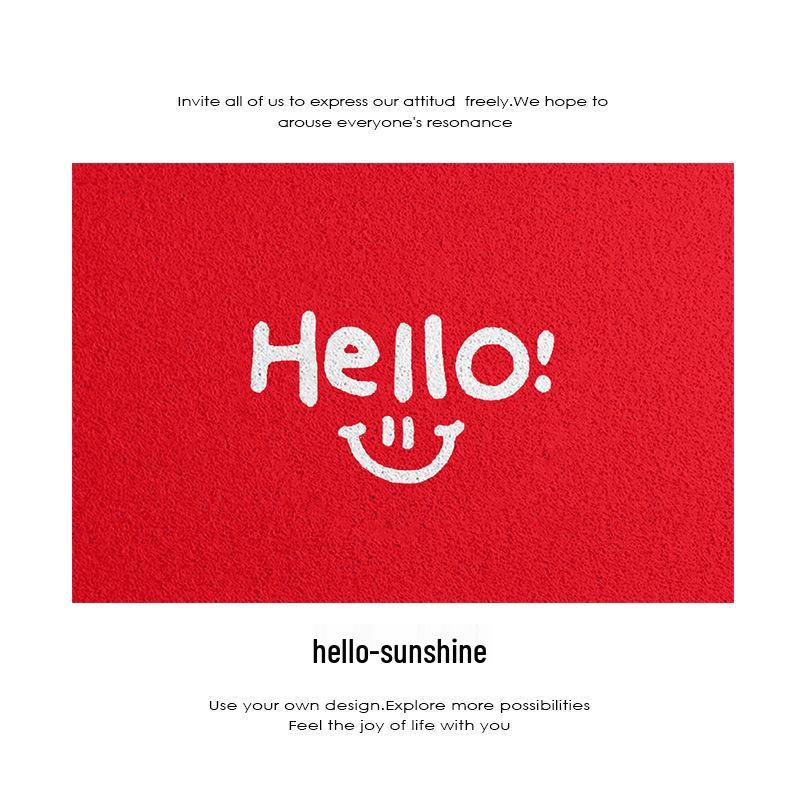 Simple Style Non-Slip Dirt-Resistant Entryway Mat - Customizable Size 40x60cm