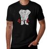 Strong Elephant Tshirt Gym Exercise Short Sleeve Tshirt