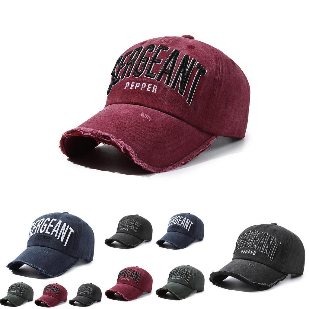 Stylish Vintage Washed Denim Baseball Cap For Men And Women With Adjustable Fit And Sun Protection