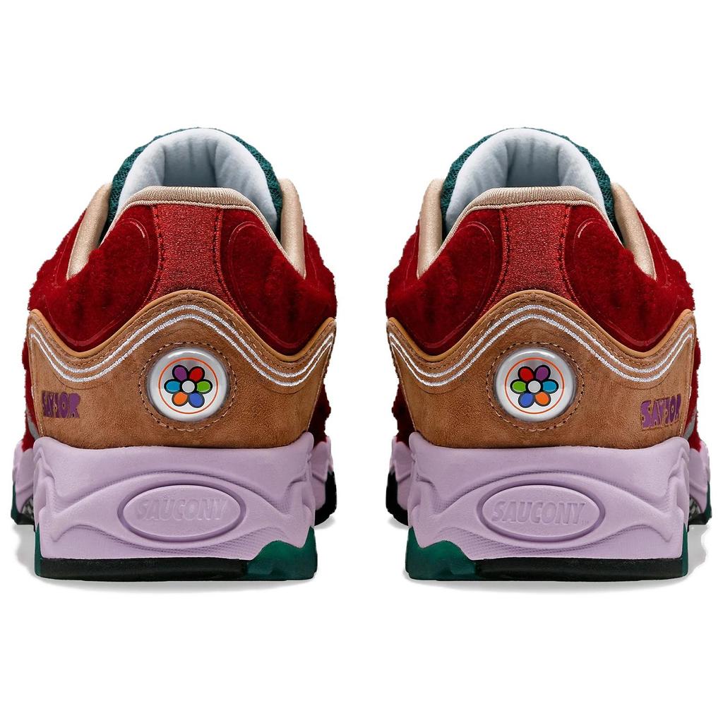 Jae Tips X Saucony Matrix No Shoes In The House - Cranberry Unisex Sneakers Red S70922-1