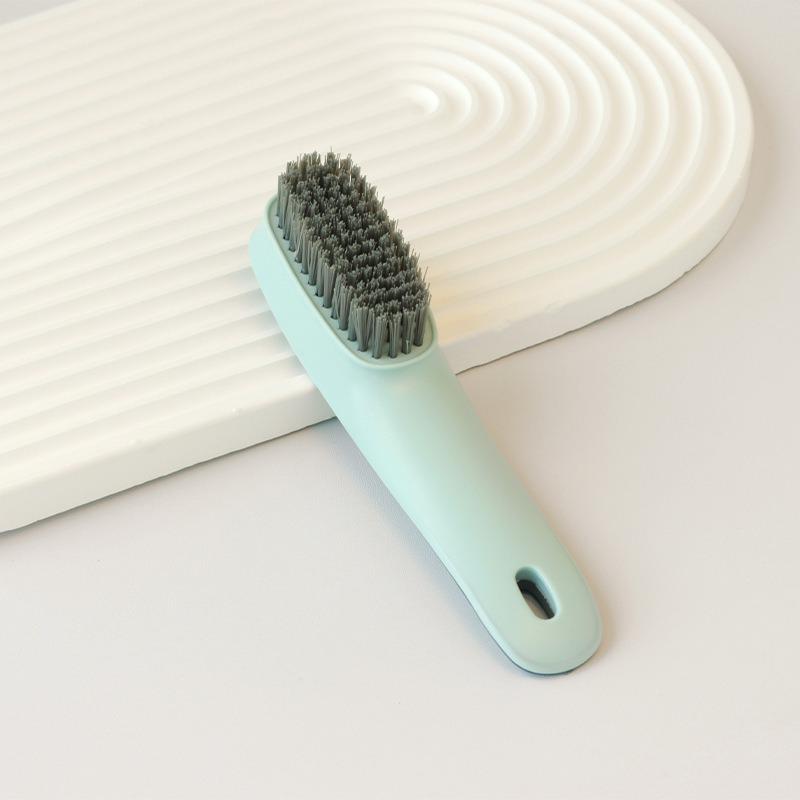 Multifunctional Long-Handle Shoe & Clothes Cleaning Brush with Soft & Hard Bristles