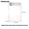 Durable a5 Organize The Box Transparent a4 File Storage Box A4 File Box  Test Paper Classification