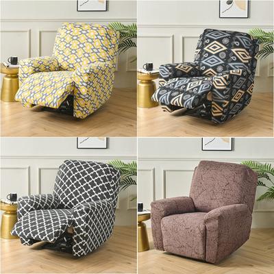 Sofabezug mit geometrischem Aufdruck, elastische Stuhlbezüge aus Spandex, Lounge-Sofabezug für Einzelsofas, Sesselbezug für Wohnzimmer