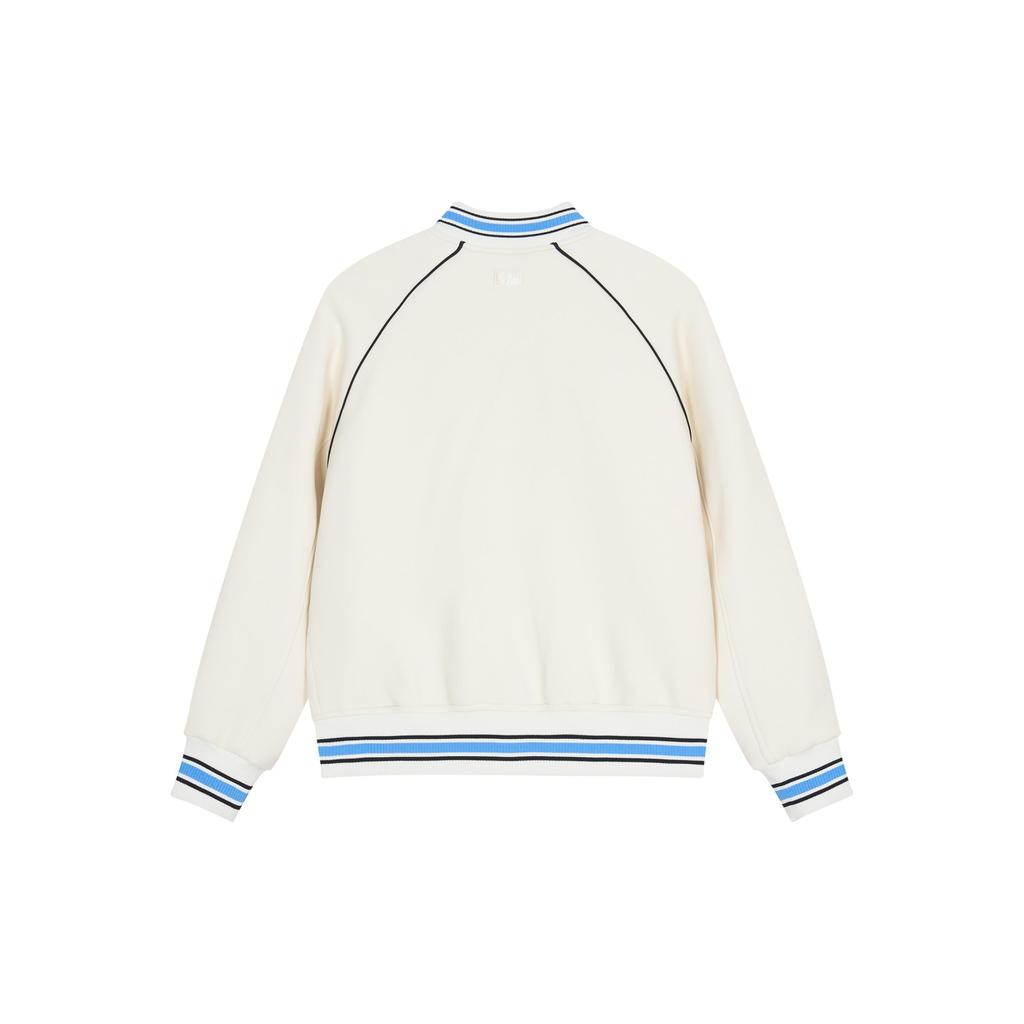MLB SS24 Baseball Jacket Unisex White 3AJPV0841-07CRD