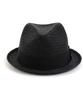 Yunibeosyeolkemiseuteuli Punk Short Black Summer Fedora Summer Hat