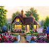New 5D DIY Diamond Painting Houses Diamond Embroidery Scenery Cross Stitch Full Round Drill Crafts Art Home Decor Gift