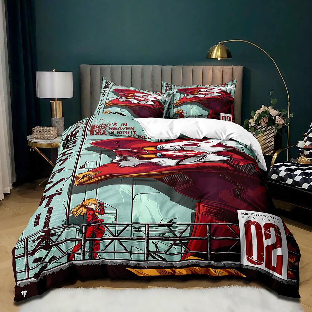 Home Textile Grinding Eva Gospel Warrior Three-Piece Set, Digital Printing Three-Piece Set 90 * 200 two-piece set