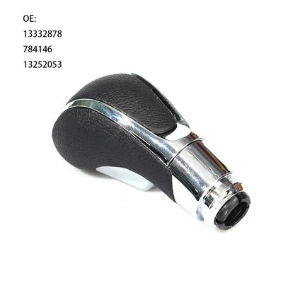 Gear Shift Knob Black+Chrome For Vauxhall Opel Replace #13332878 13252053 784146