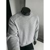 Mens Black Rivet Sweatshirt Casual Loose Fit Round Neck Pullover Teens Daily Wear