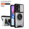 For ZTE Blade A35e Case ZTE Blade A35e Cover Phone Case Magsafe Magnetic Fold Holder Military Armor Camera Protection Cover