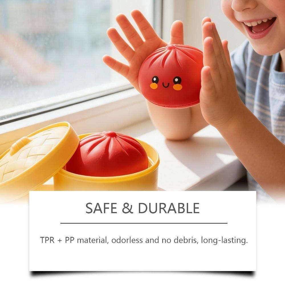 With Steamer Dumplings Blind Box Squishy Toy Stress Relief Sensory Ball For Stress Anxiety Relief