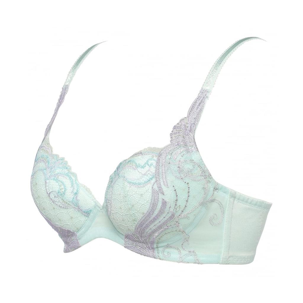 Triumph Red Label by 0106 Bra Slimming Comfortable E65 (10218601), Underwire, Padded, 3/4 Cup, Underarms, Underwear, Lightweight, /M007 (Blue)