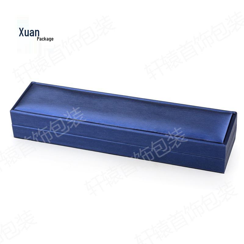 Brushed PU Jewelry Gift Box for Bracelets & Necklaces In Gold & Silver