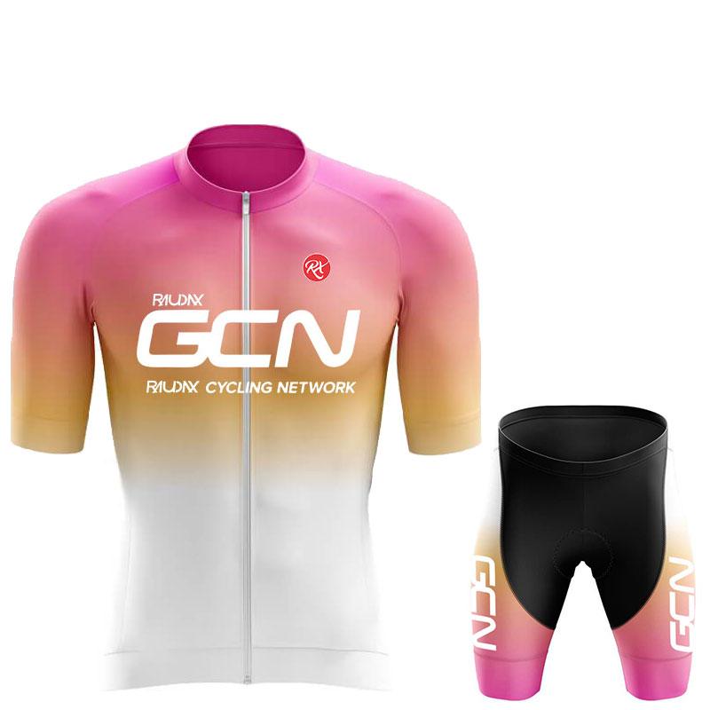 2024 RAUDAX GCN Summer Road Bike Cycling Clothing Men's Short Sleeves Cycling Jersey Triathlon Mountain Bike Sport Cycling Suits