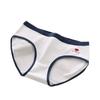 5PCS Breathable Stripes Love Heart Panties Bowknot Underpants Strawberry Briefs Low Waist Women Underwear Underwear