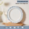 Ru Han French Style 10-inch Ceramic Round Plate