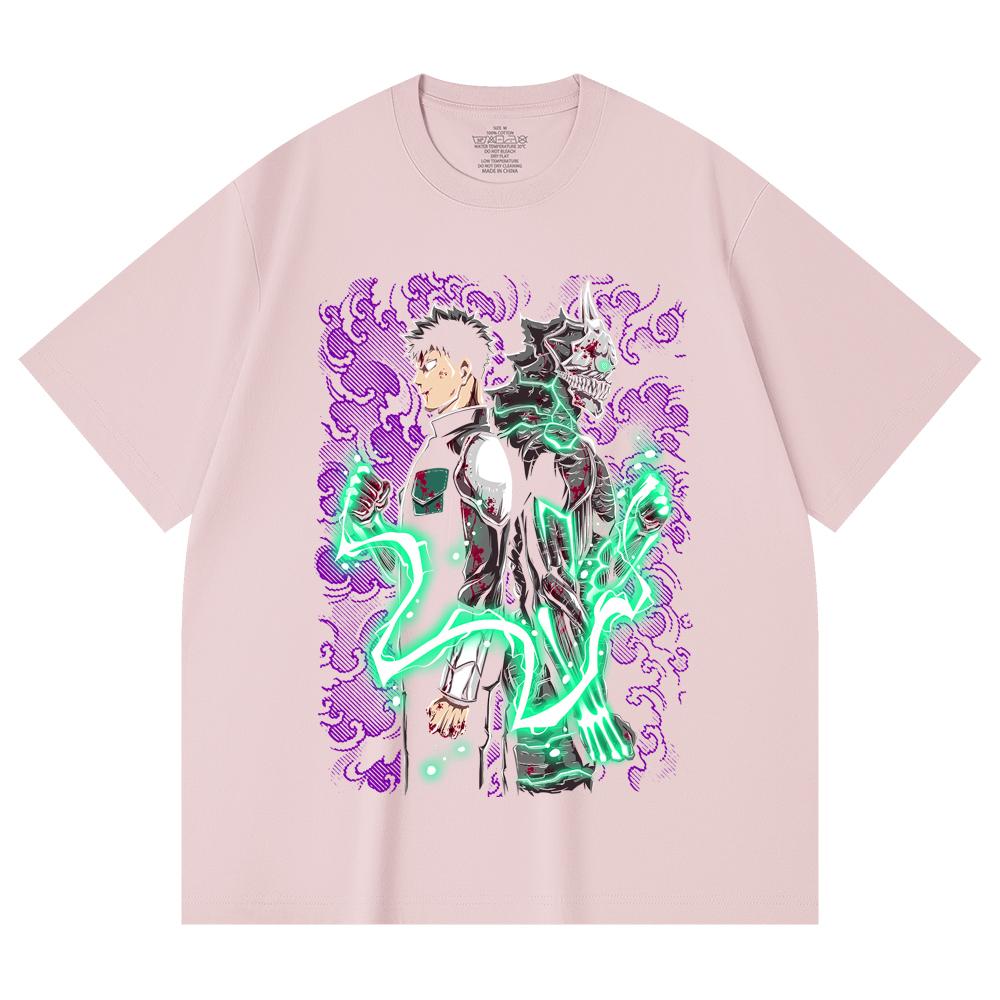230 Gsm 100% Cotton Kaiju No 8 V9 Kafka Print Unisex Heavy Cotton T Shirt