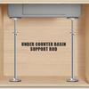 Stainless Steel Undermount Sink Supports Adjustable Heavy Duty Durable Mount Bracket for DIY Kitchen Bathroom Upgrade