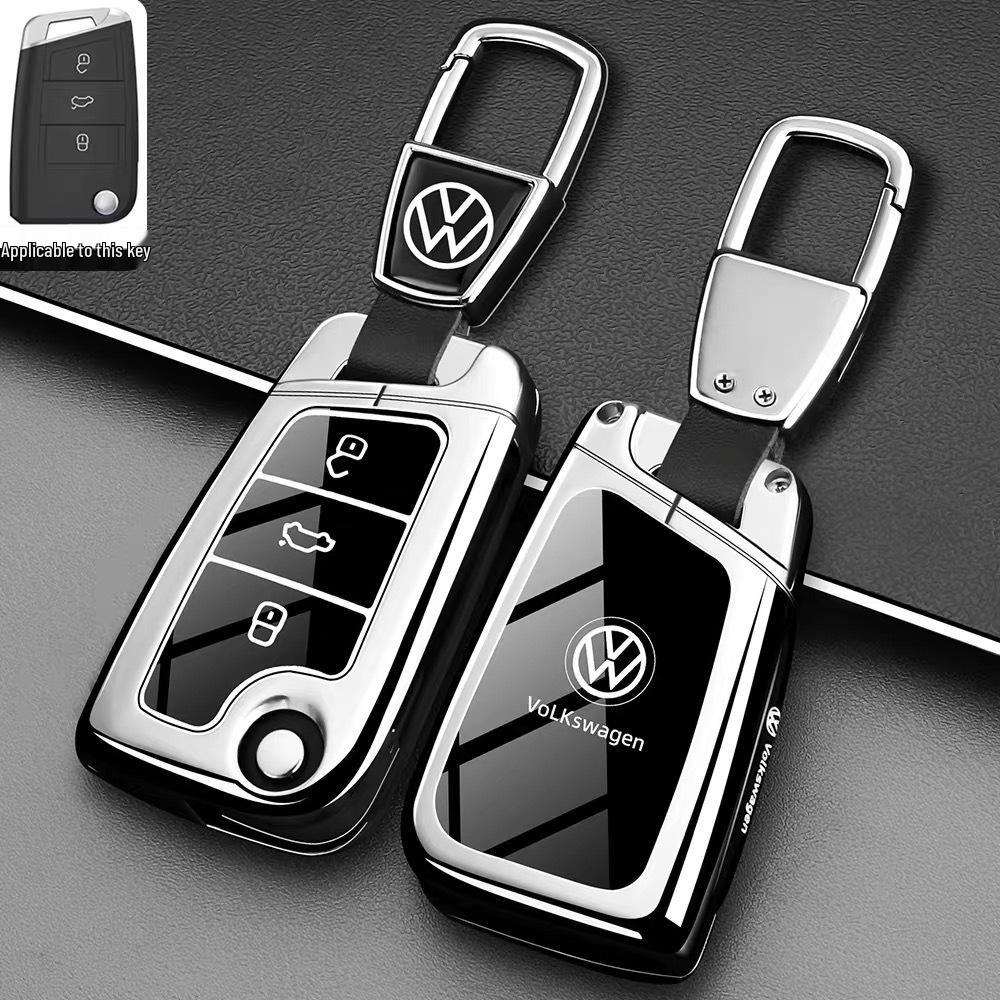 Volkswagen Lavida, Polo, Lamando, Passat, Touareg, Tiguan, Teramont, Touran Schlüsselhülle und Autoschnalle.