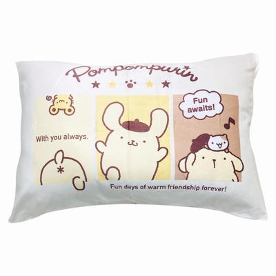 Sanrio Pompompurin Pillowcase and Melting To the Suitable for Both Children and Cute Plush Toy Sanrio Morishita Pillow (Smooth Touch)