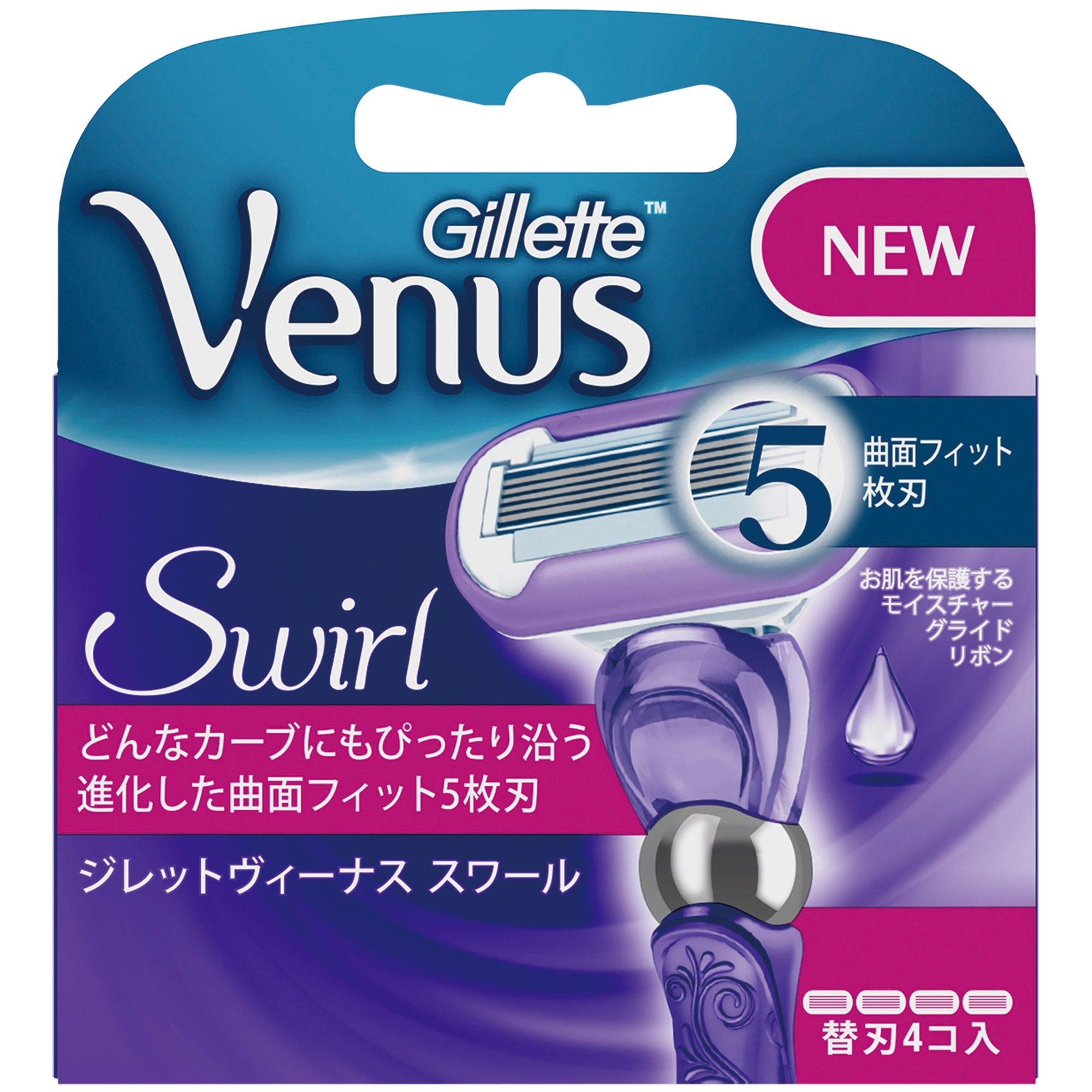 

Gillette Venus Swirl 4 Сменные кассеты для женского бритья, фиолетовый