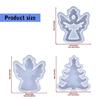 Christmas Tree Silicone Moulds Castings Molds Plaster Molds Scented Candle Molds Ornament for Chocolate Cake Decorations