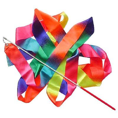 Kids Rhythmic Gymnastic Ribbon Gym Dancing Streamers Dance Ribbons Streamers