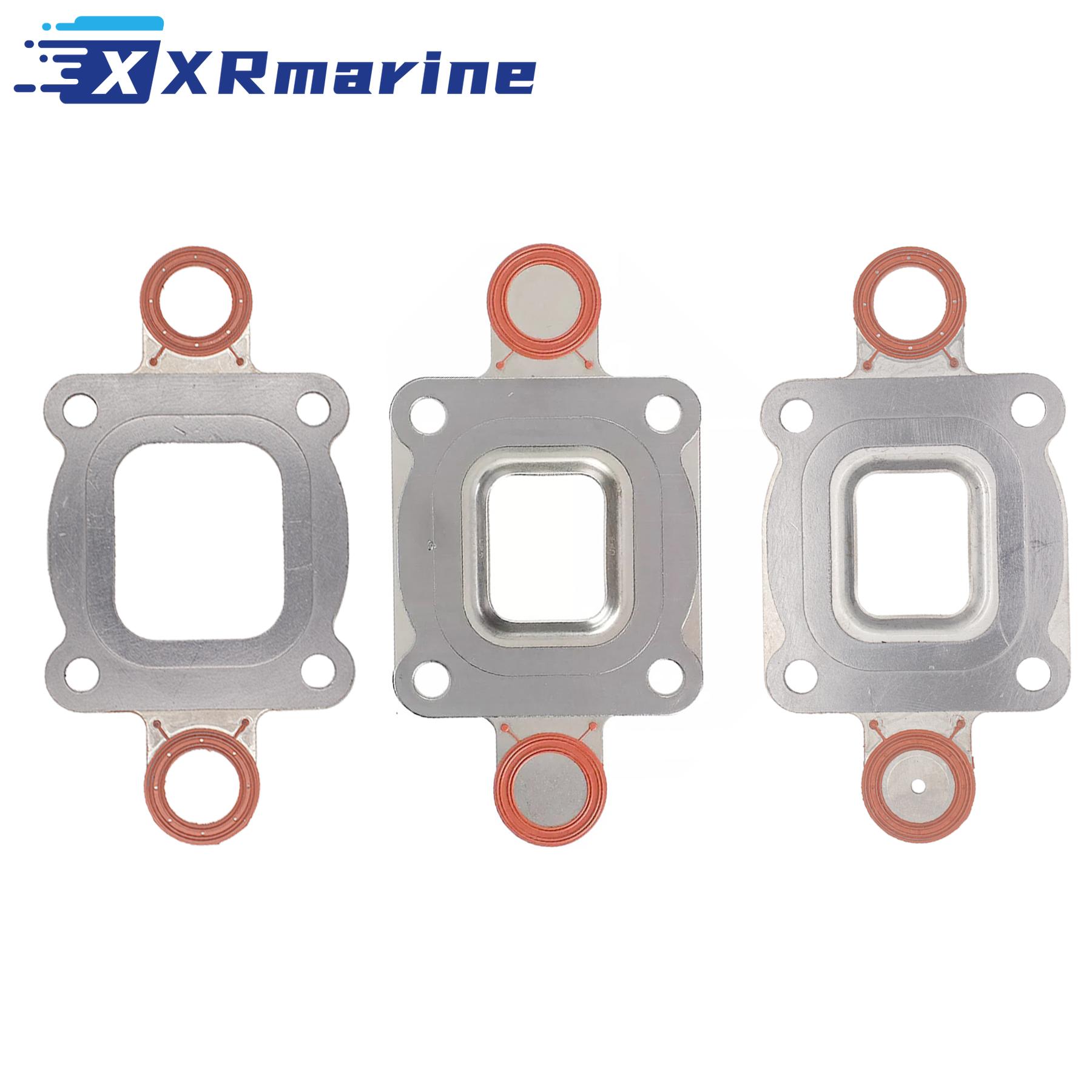 Elbow Gasekt 27-864850A02 for Mercruiser Mercury Sterndrive 4.3 - 6.2 L Engine 27-864547A02 27-864549A02 27-864547A1 27-864850A1 Elbow Gasket