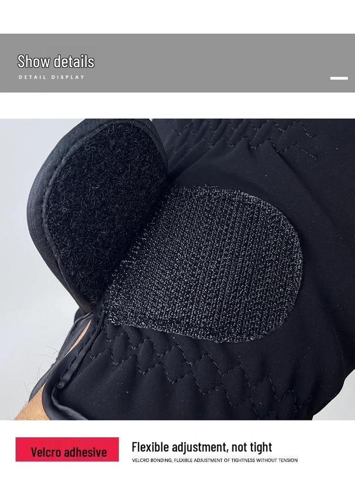 Ba Chi Long Non-slip, Wear-resistant Velvet Equestrian Gloves for Men and Women - Perfect for Autumn and Winter Horse Riding.