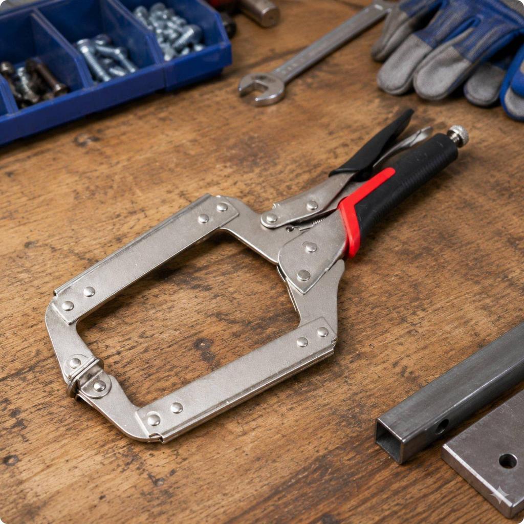 Heavy Duty CClamps Locking Pliers Grip Tool Adjustable Pressure High