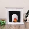 Elegant Doll House Hearth With Safe Green Friendly Component Kids Pretend Play Indoor Decoration