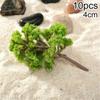 10pcs Model Trees Artificial Micro Landscape Plastic Green Tree Decoration Ornament Home Decor Garden Decor Model Making Props