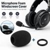 1pcs Foam Mic Windscreen Cover for Bose Aviation Headset X A10 A20 A30 Aviation Headset Accessories