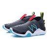 Li Ning Youth  Childrens One Piece Woven Breathable Low Top Basketball Shoes Kids Sneakers Black Blue Red YKBP016-5