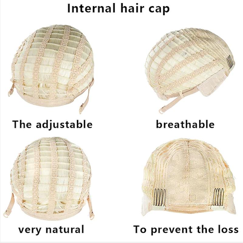 HAIRJOY  Synthetic Hair  Women Blonde Cosplay Wig  Long Curly Braided Costume Wigs Queen Wig