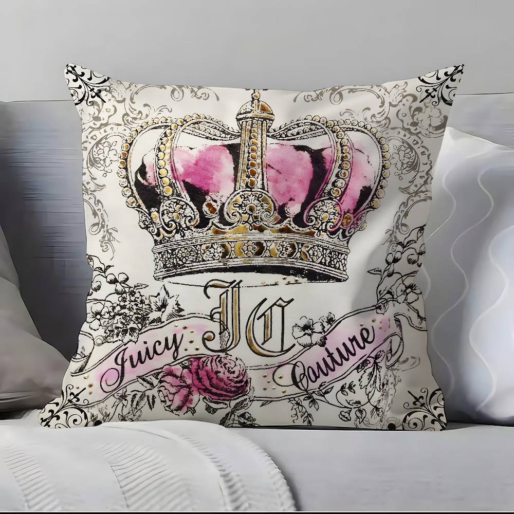 J-Juicy C-C-Couture Классическая наволочка Наволочка Мягкая Приятная к коже и Удобная со Скрытой Молнией 18x18Inch