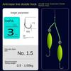 3pcs Double Hook Fishing Hair Rigs Hook Anti Bottom Carp Rigs Fishing Lure  Fishing Tackle