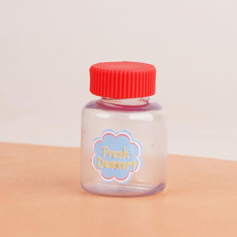 1/12 Dollhouse Kitchen Decorations, 10Pcs Miniature Empty Candy Jars, Simulation Snack Bottle Pretend Play Toys