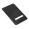 Guitar Back Plate Scratch Resistant Electric Guitar Tremolo Cavity Cover Backplate for ST SQ Black