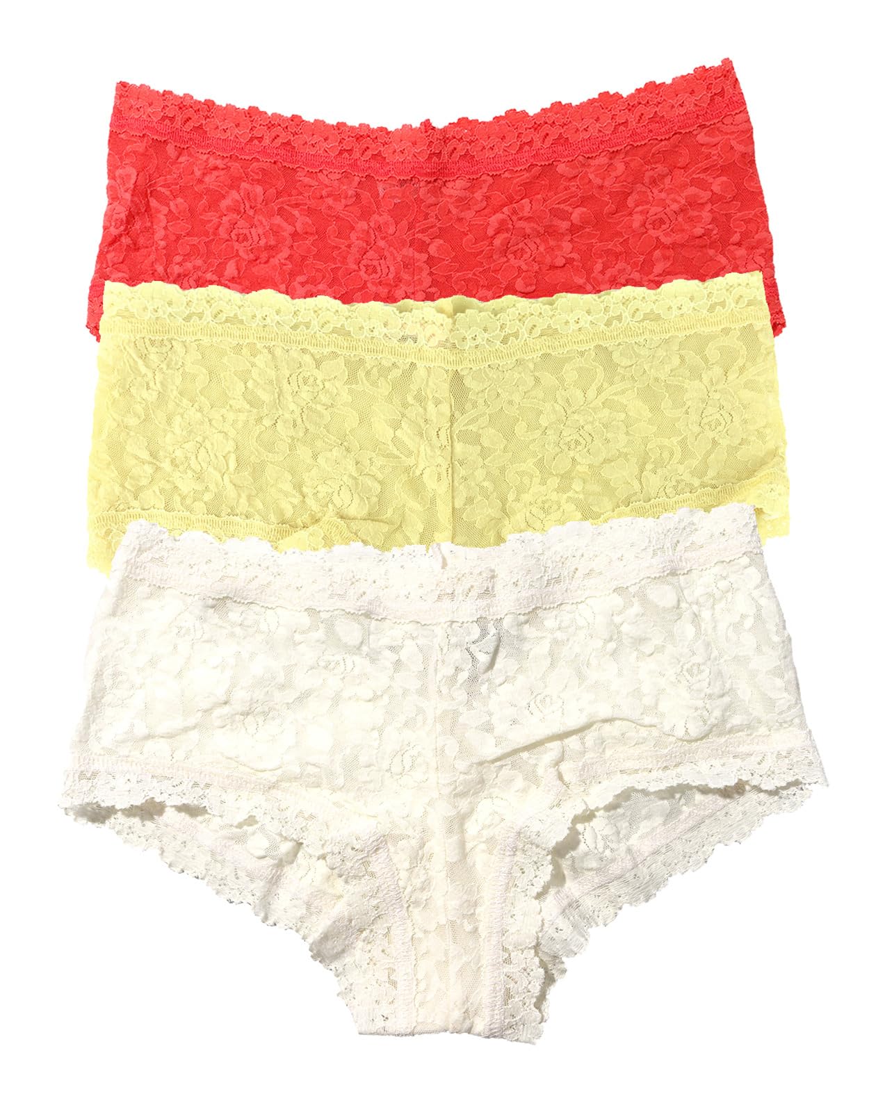 

Hanky Panky Signature Lace C Boyshorts, 3-Pack [Official/Authentic] (JP, Alphabet, S, 3, - 3-Pack (Small))