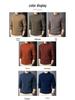 2025 Men's Pure Wool Round Neck Knit Sweater - Casual Long Sleeve Autumn/Winter Collection