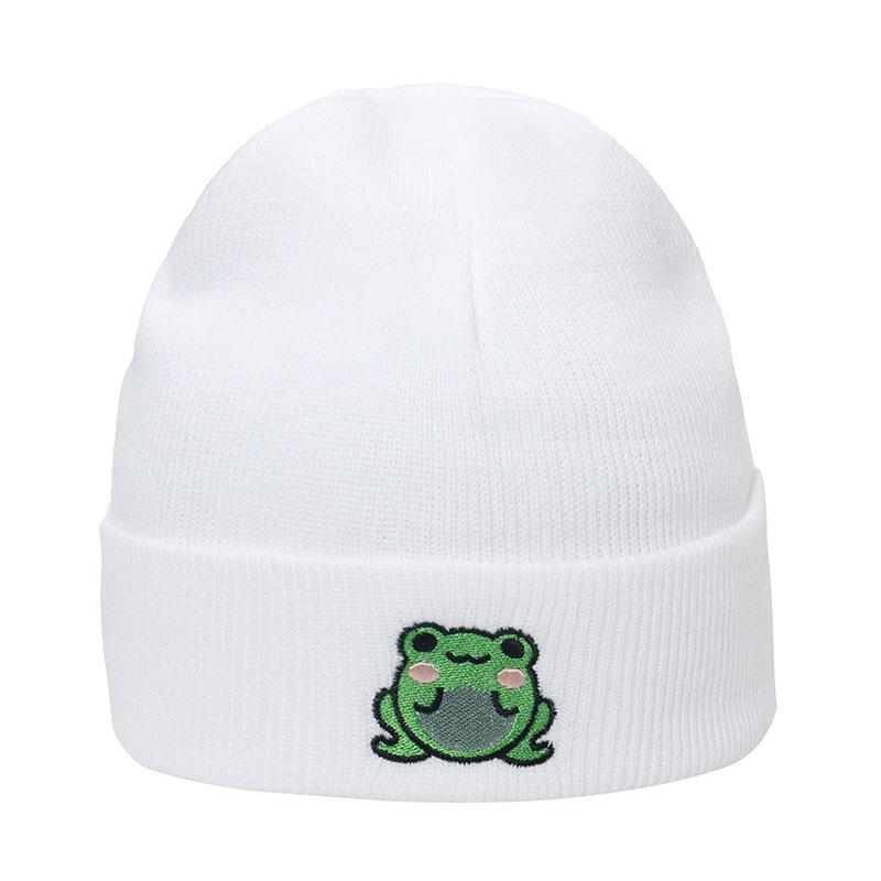 Hip Hop Trend Hat Anime Dragon Ball Wukong Wool Hat Autumn and Winter Cartoon Wu Turtle Letter Knitted Hat Men